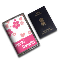 PASC - 05 - Pink Floral Passport Cover